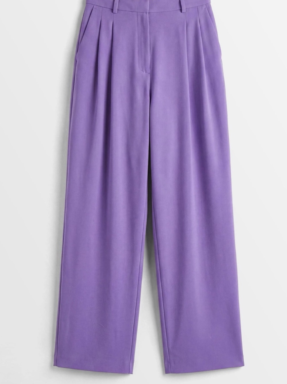 ASOS DESIGN Purple Tailored Baggy Tapered Pants Trousers Size 4
